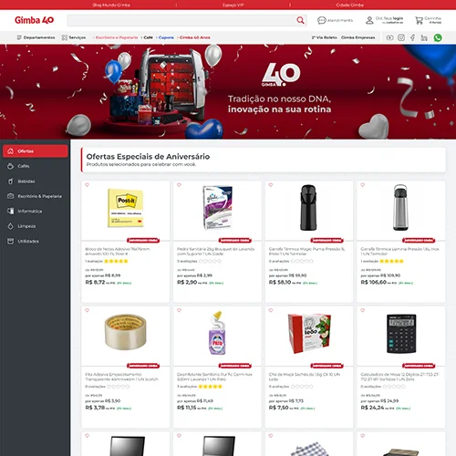 Interface de usuário inovadora para startups tech